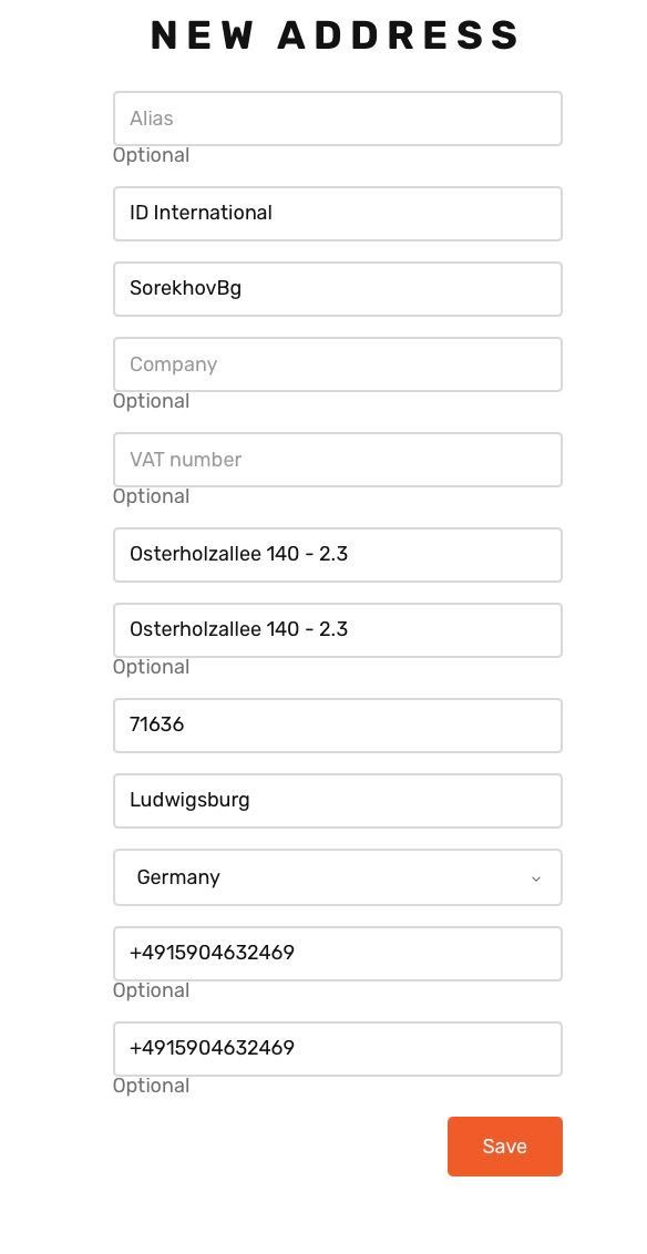пример адреса доставки с fpv-racer'а из Франции, screenshot